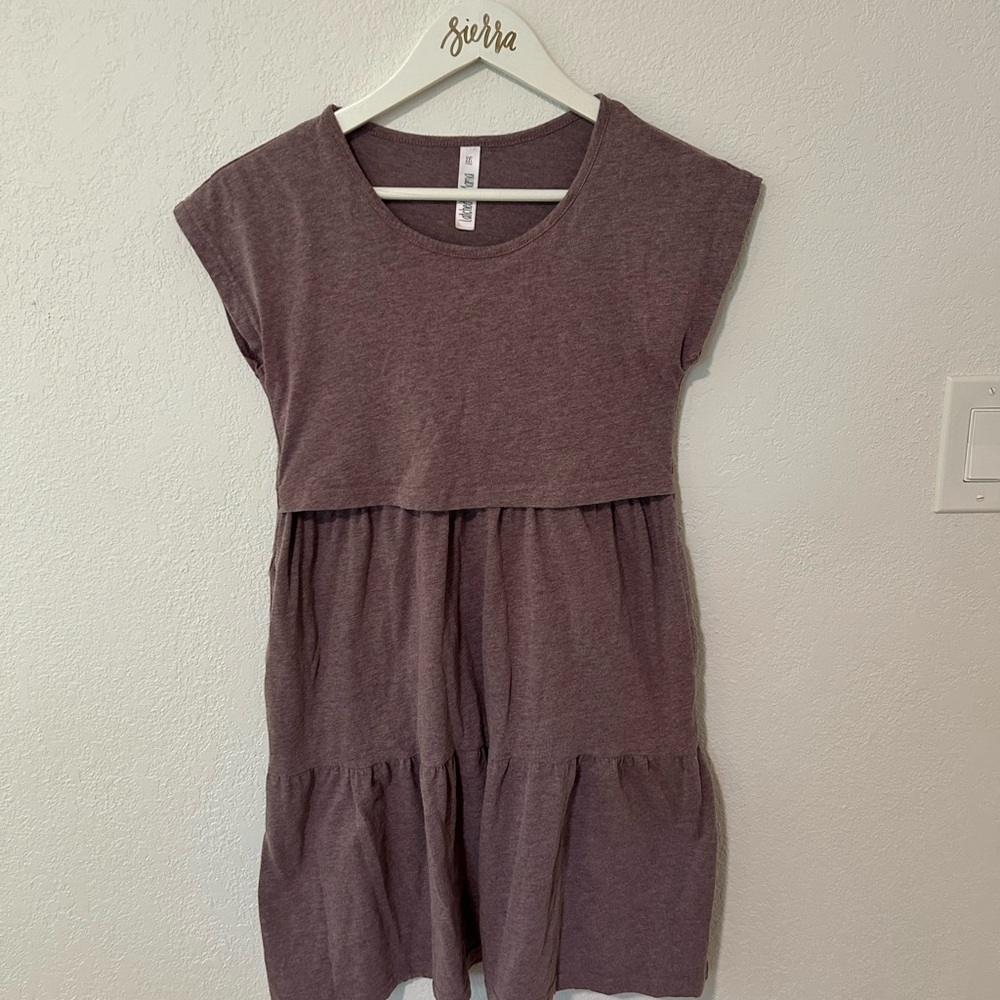 Aritzia Mauve Knit Nursing Dress
